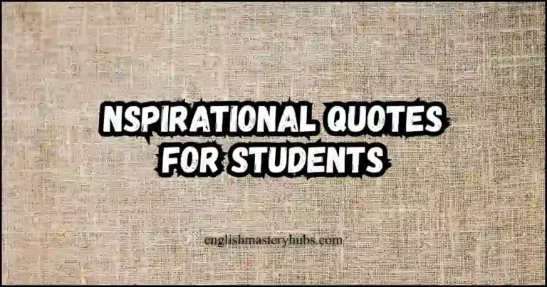 Inspirational Quotes for Students
