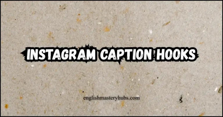 Instagram Caption Hooks